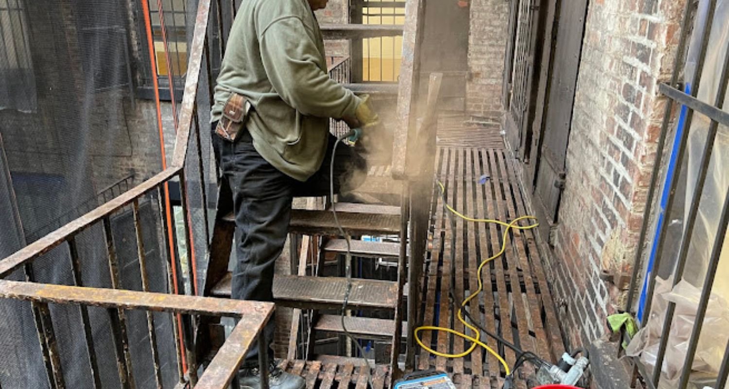 Can a Rusted Fire Escape Be Repaired or Should It Be Replaced